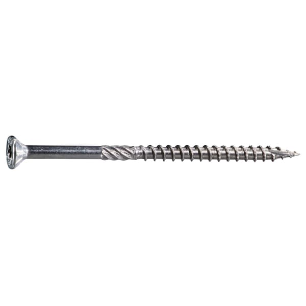 Saberdrive Deck Screw, #10 x 3-1/2 in, 316 Stainless Steel, Flat Head, Torx Drive, 263 PK 54824 - main